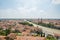 Upper view of the city of Verona and basilica di santa Anastasia