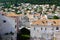 Upper view of internal garden on the old town of Dubrovnik ,Croatia