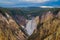 Upper Yellowstone Falls in Yellowstone National Park, Wyoming, United States