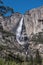 Upper Yosemite Falls at a sunny day