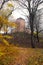 Uppsala 16th century castle in autumn