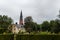 Uppsala\'s main landmark - The Cathedral (Uppsala domkyrka) and C