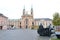 Uprising Monument Fighters and Field Cathedral of the Polish Army in Warsaw, Poland