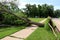 Uprooted Tree Fallen over a Sidewalk