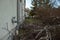 Uprooted tree fell on a house after a serious storm named eberhard