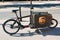 UPS Post Office Services courier Bicycle with basket