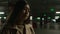 Upset disappointed Asian woman chinese korean japanese ethnic girl young lady talking in car parking sad dissatisfied