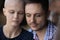 Upset woman ill with cancer sharing feelings with understanding husband