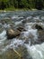 Upstream of the Bone Bolango river, Indonesia. Stunning views of the Bone Bolango River in Indonesia