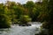 Upstream river of Niagara falls