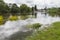 Upton Upon Severn, UK, 17th June 2019. Floods on the River Severn, after heavy summer rain