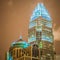 Uptown charlotte skyline buildings in north carolina