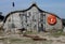 Upturned boat hut, northumberland