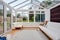 UPVC white conservatory