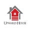 Upward Arrow Home House Flat Real Estate Logo