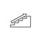 Upward staircase icon. Stairs in our life Icon. Premium quality graphic design. Signs, symbols collection, simple icon for website