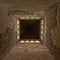 Upward view to the ceiling of a tower of, of Nasrid Palace , Alhambra, Spain