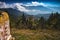 Ura of central Bhutan , the milepost or the milestone shows the name of this piece of land .