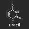 Uracil chemical formula