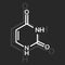 Uracil chemical formula