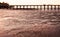 Urangan Pier at sunset Hervey Bay Queensland