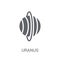 Uranus icon. Trendy Uranus logo concept on white background from