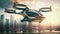 Urban air mobility in a futuristic city: air taxis and autonomous aerial vehicles for passenger transportation (UAM