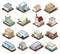 Urban Architecture Isometric Icons