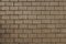 Urban beige decorative wall bricks inside a building.