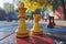 Urban Chess Masters\\\' Intricate Patterns