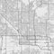 Urban city map of Phoenix. Vector poster. Grayscale street map