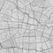 Urban city map of Tabriz. Vector poster. Grayscale street map