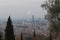 Urban cityscape of Brescia city center in a nasty day, Lombardy, Italy