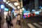 Urban defocused night scene