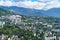 Urban landscape with buildings. Yalta, Crimea