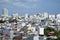 Urban landscape of Nha Trang. View from the terrace of the temple Sean Long. Vietnam