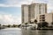 Urban Landscape in Waterway of Aventura, Miami, Florida