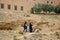 Urban life, shops and workshops, markets and common life in the streets of Morocco. People walking around