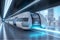 Urban mobile future subway speed. Generate Ai