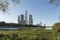 Urban nature, modern buildings and a beautiful lagoon, at the Costanera Sur ecological reserve