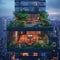 Urban Oasis: A Modern Rooftop Garden in a Skyscraper