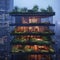 Urban Oasis: A Modern Rooftop Garden in a Skyscraper