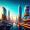 Urban Odyssey: Futuristic City Exploration