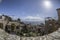 Urban panorama seen from inside Volterra