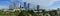 Urban Panoramic Downtwon City Skyline of Tampa Florida