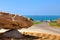 Urban park with sea view in Ashdod, Israel.