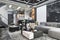 he Urban Retreat Creating a Cozy Living Room Interior in Industrial Style Loft with 3D Render