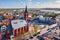 Urban scenery of Kartuzy in the Kashubian Lake District, Pomerania. Poland