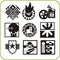 Urban services - set of vector icons