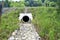 Urban sewerage hole, urban wastewater pipes